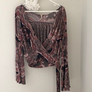 Free People Wrap Top